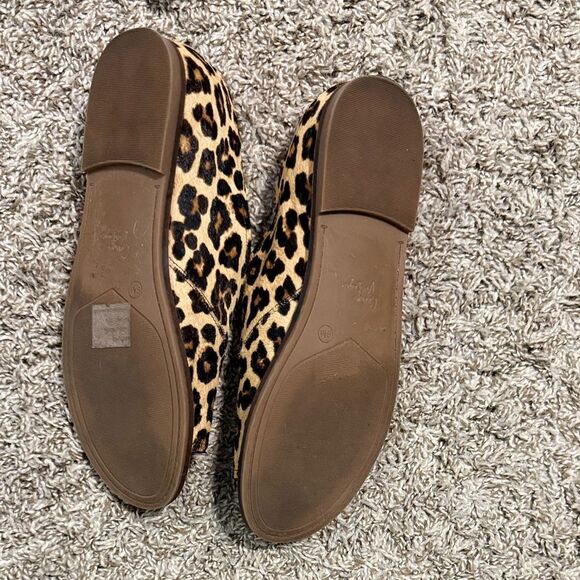 Crown Vintage Leopard Calf Hair Slide on Flats - Picture 6 of 6